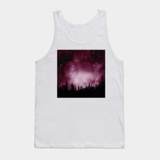 Watercolor galaxy Tank Top